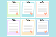 Printable Notebook Pages, a Stationery Template by Pixels N Bows (Thumbnail 3 of 3)