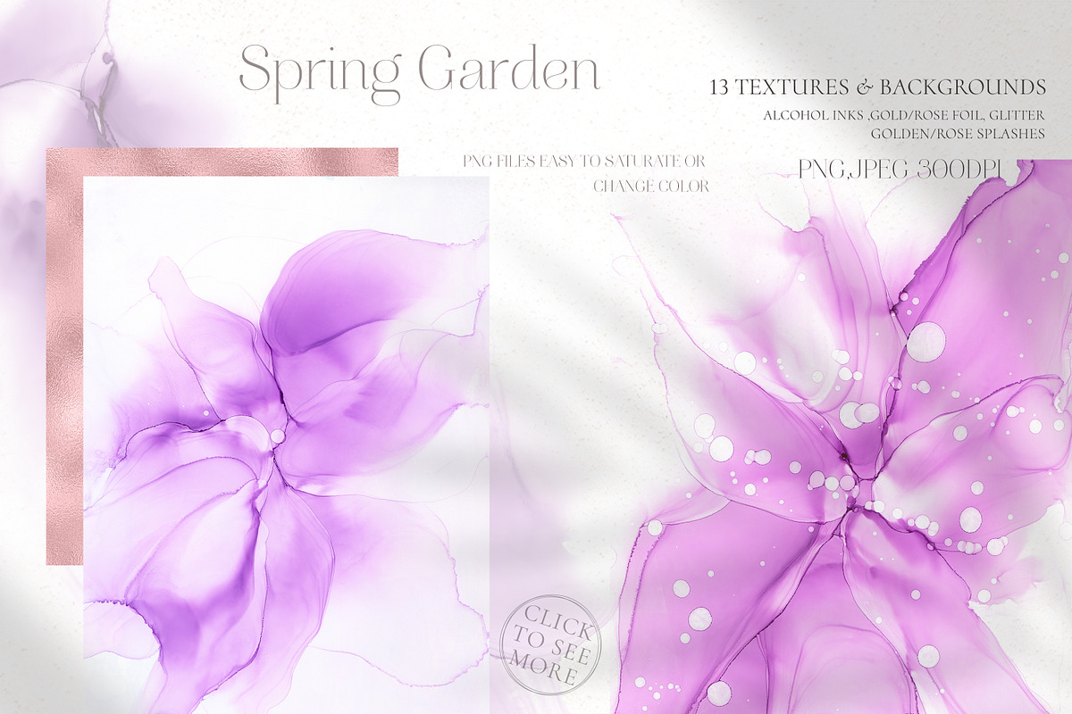 Spring Garden Floral Watercolor, a Texture Illustration by Catherine Wheel (Photo 22 of 22)