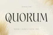 Quorum - Cinematic Luxury Font, a Serif Font by Sensatype (Thumbnail 13 of 13)