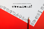 Love Doodles - Dingbats Font, a Symbol Font by WADLEN (Thumbnail 7 of 7)