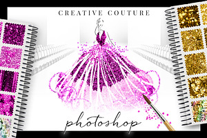 Glittery Styles Bundle Photoshop Ps