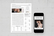 Wedding Newspaper Flyer Template, a Flyer Template by BrandPacks (Thumbnail 2 of 5)