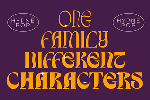 Hypne Pop Display Font