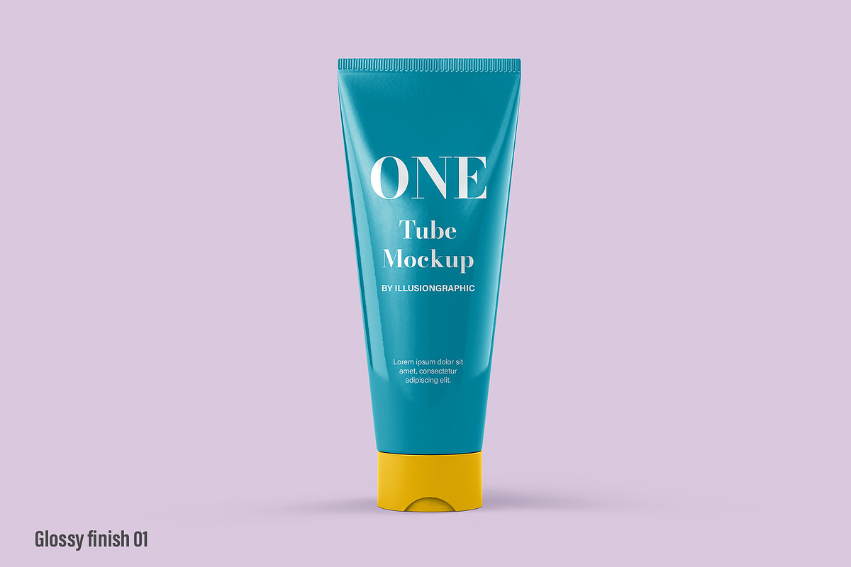Skincare Tube Mockup 4 view 8 mockup, a Packaging Mockup by Illusiongraphic (Photo 2 of 20)