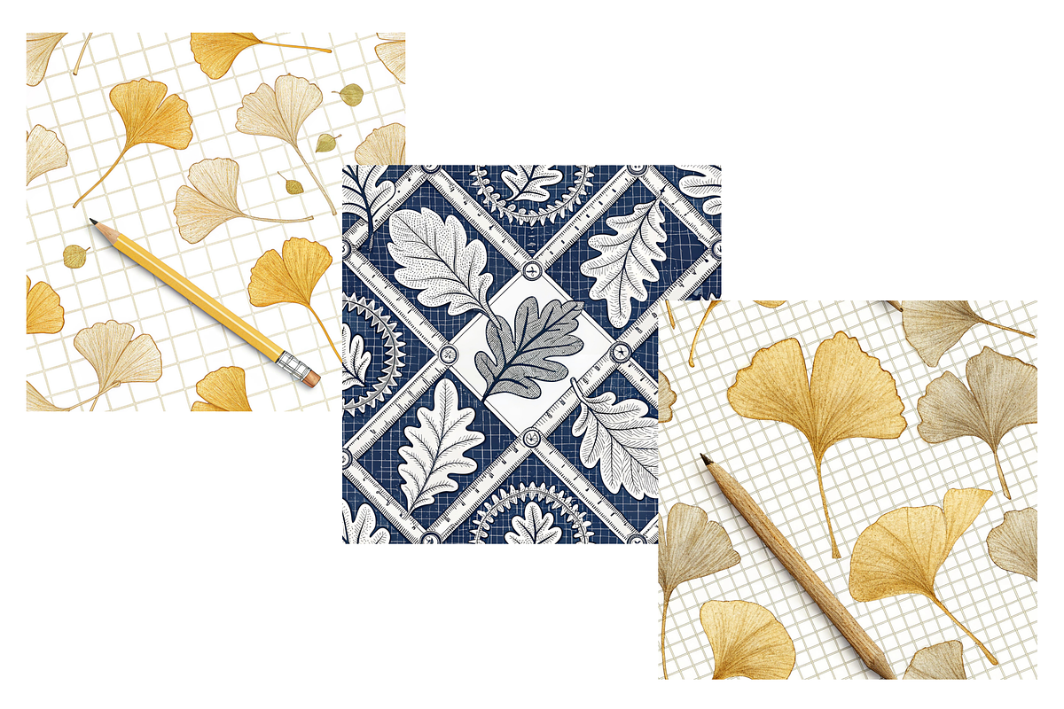 Gentle Productivity Digital Paper, a Pattern Graphic by FloridPrintables (Photo 4 of 6)