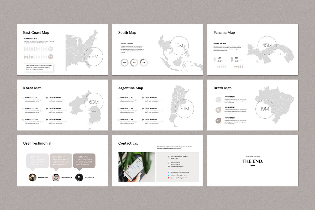 Pitch Deck PowerPoint Template, a Presentation Template by CreativeSlides (Photo 29 of 30)
