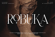 Robuka | Modern Serif Font, a Serif Font by Pentagonistudio (Thumbnail 1 of 9)