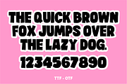Bold Space - Playful Cartoon Font, a Sans Serif Font by KiddoGlyphs Studio (Thumbnail 4 of 5)