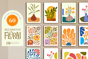 Boho florals, Wall Art Poster