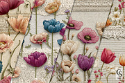 Vintage Shabby Floral Lace Pattern, a Pattern Graphic by Creative Store (Thumbnail 2 of 5)