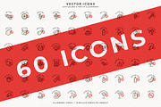 Minimalistic Food Allergen Icons, an Outline Icon by Sinclair Creative Agency (Thumbnail 5 of 7)