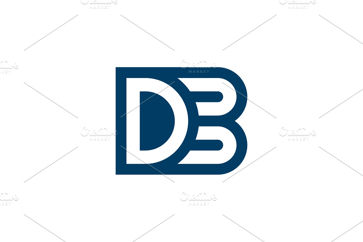 Letter D B Initial Logo, a Branding & Logo Template by kurostd