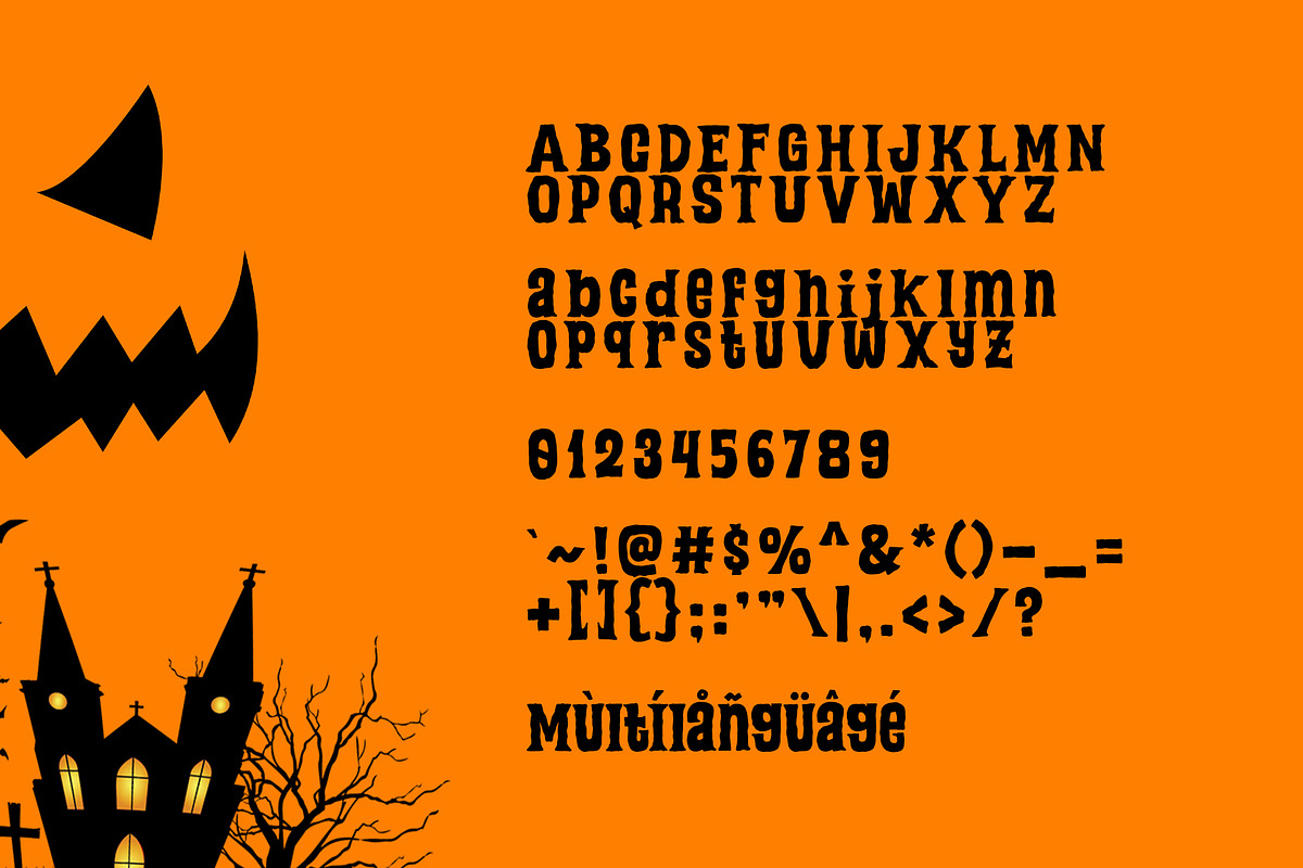 Quick Spooky, a Sans Serif Font by khurasan (Photo 5 of 5)
