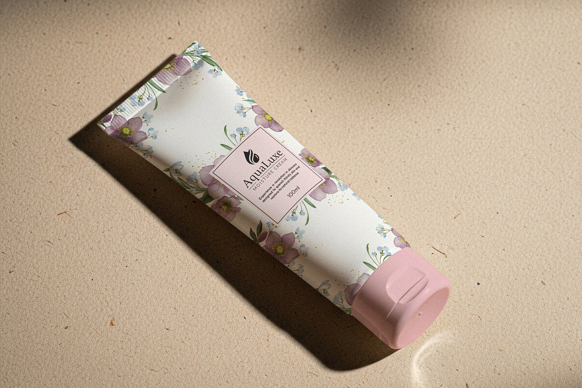 Soft Tube Bottle Mockup, a Packaging Mockup by Designer Dude