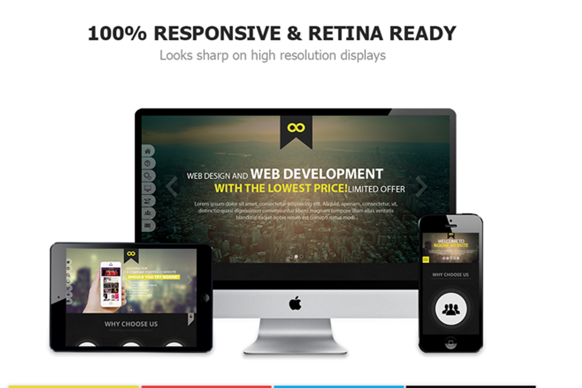 Onepage Portfolio Joomla Template, a Websites & App Template by JoomlaUX (Photo 2 of 5)