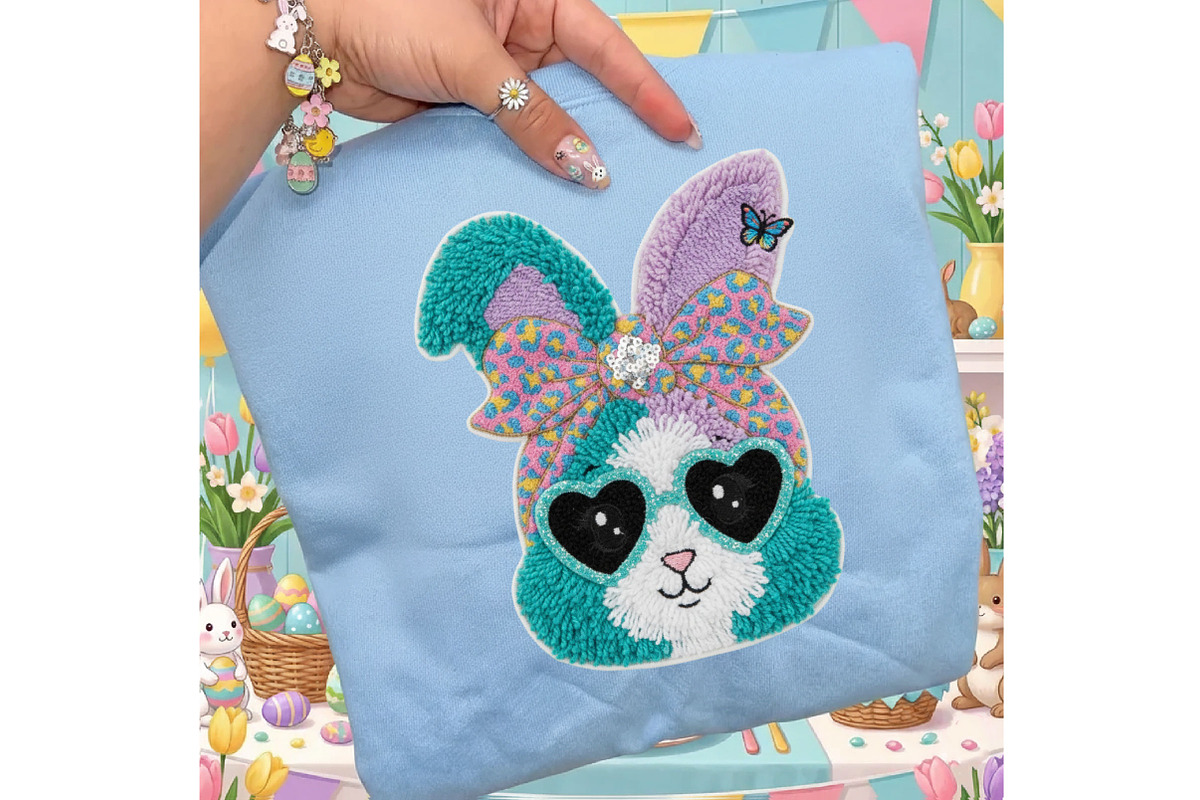 Latch Hook Easter Bunny Png Yarn, an Illustration by Designking (Photo 4 of 6)