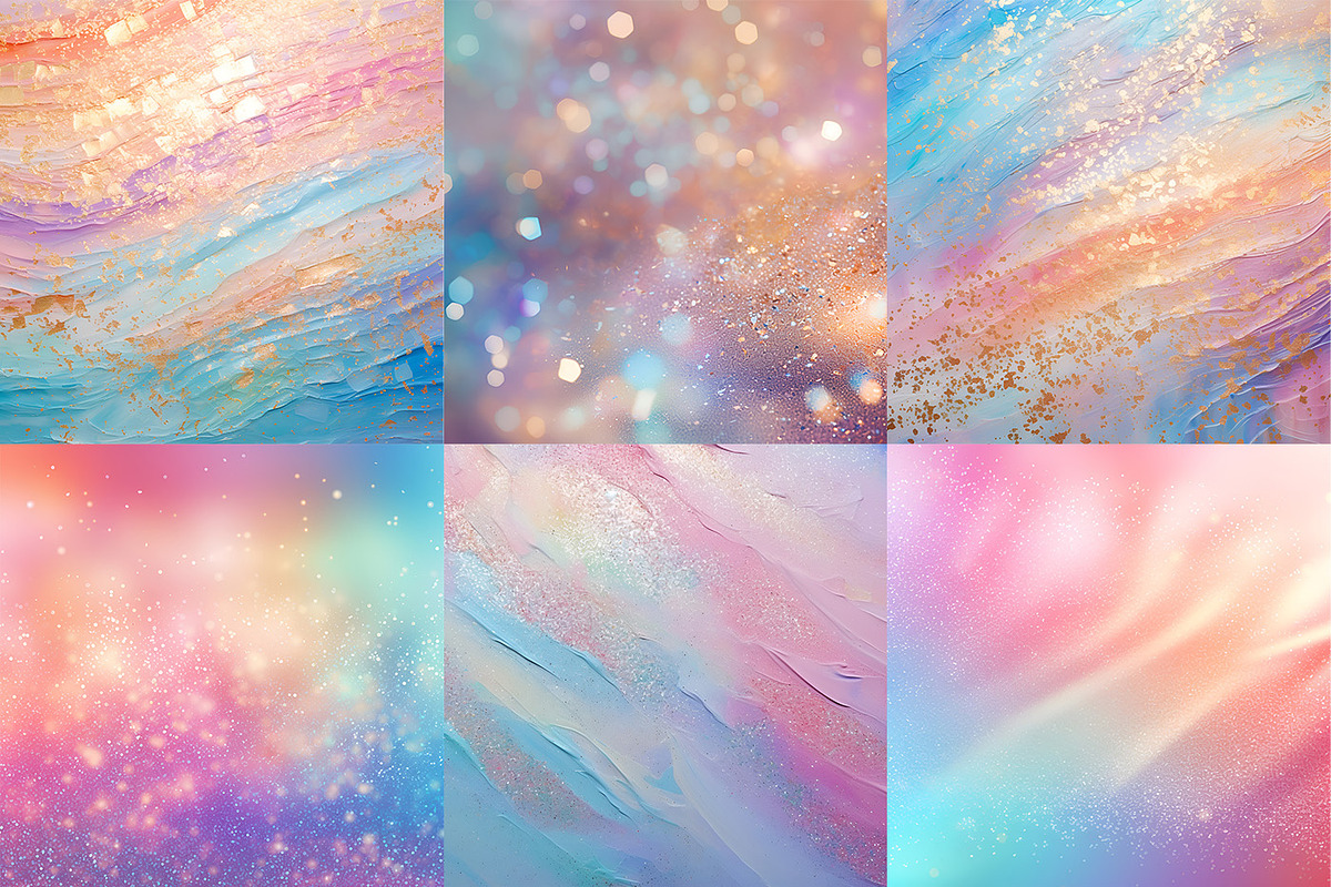 Rainbow Glitter. Backgrounds, a Background Graphic by MuzaArtStudio (Photo 3 of 7)