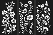 Floral Vine Laser Cut Bundle, a Graphic by jahid234 (Thumbnail 5 of 11)