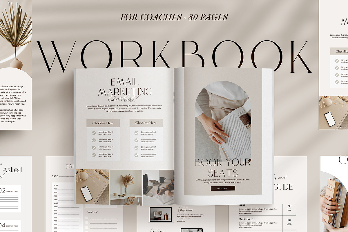 Savanna Workbook Canva Template, a Marketing Template by Amaré Creative (Photo 8 of 10)