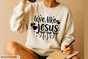 Christian Love Like Jesus Bow SVG, a Graphic by mh_arif (Thumbnail 2 of 5)