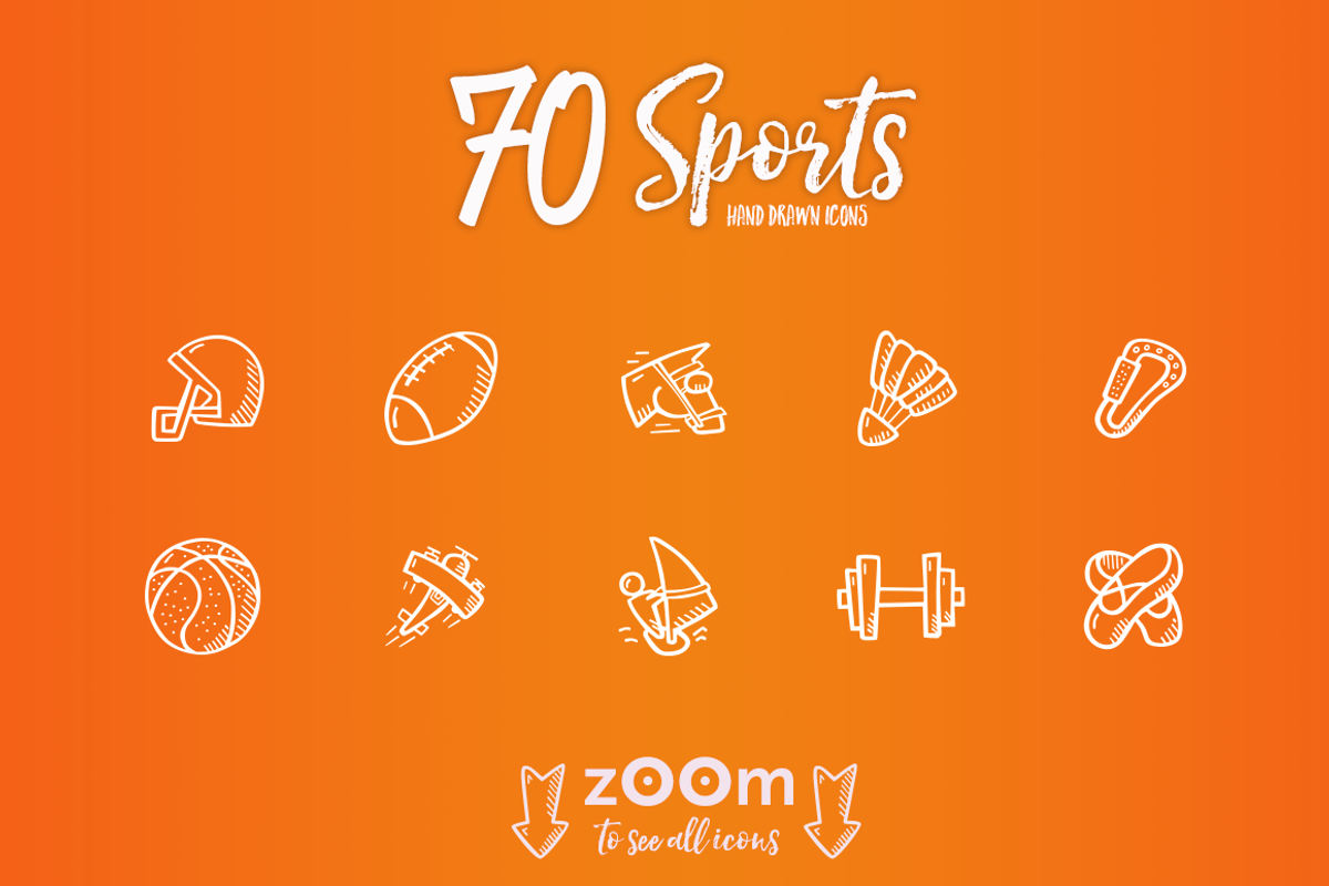 Sports - Hand Drawn Icons, an Icon by Good Stuff No Nonsense (Photo 2 of 5)