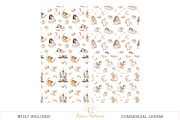 Little Princess Watercolor Clipart, an Illustration by MockupWizard (Thumbnail 5 of 7)