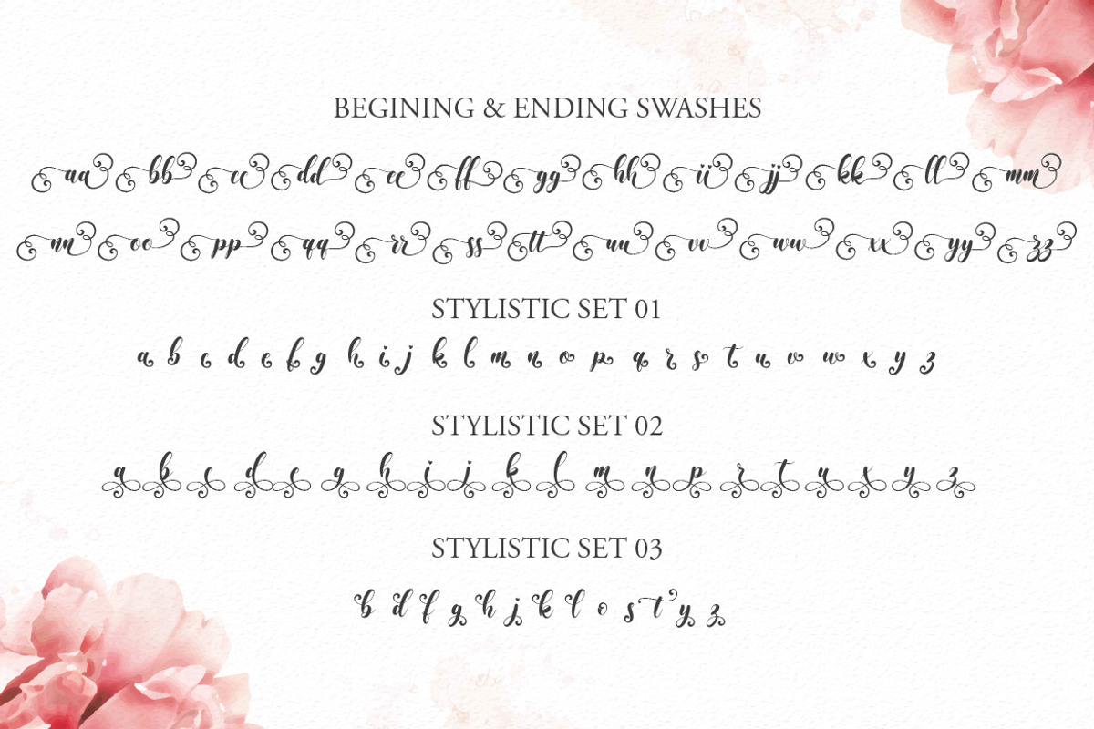 Fairytails | Modern Calligraphy, a Script Font by Almeera Std (Photo 8 of 12)