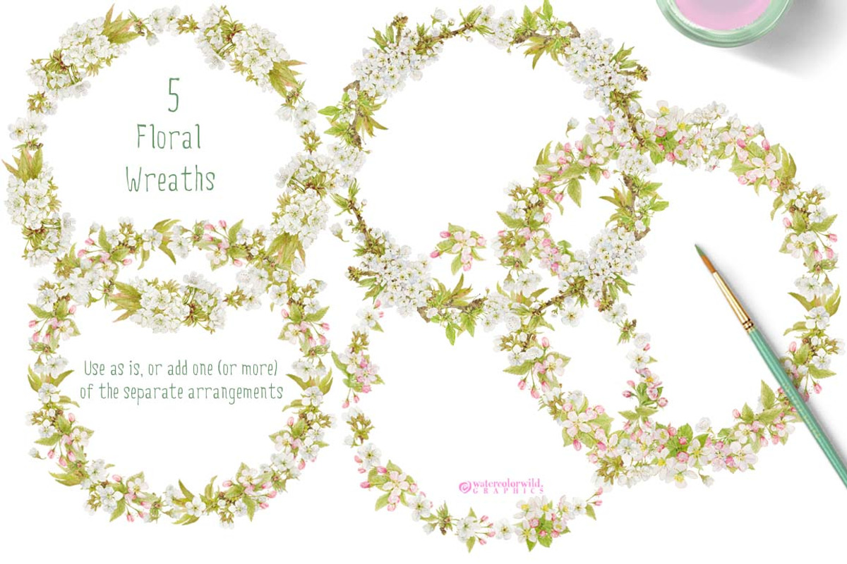 Blossom - Design Pack!, an Illustration by watercolorwild.graphics (Photo 8 of 9)