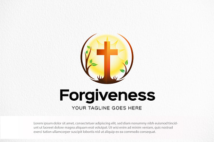 Forgiveness | Christianity Logo, a Branding & Logo Template by ..ztheleader designs..