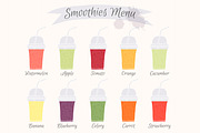 Collection fruit smoothies., a Food Illustration by itiir (Thumbnail 6 of 11)