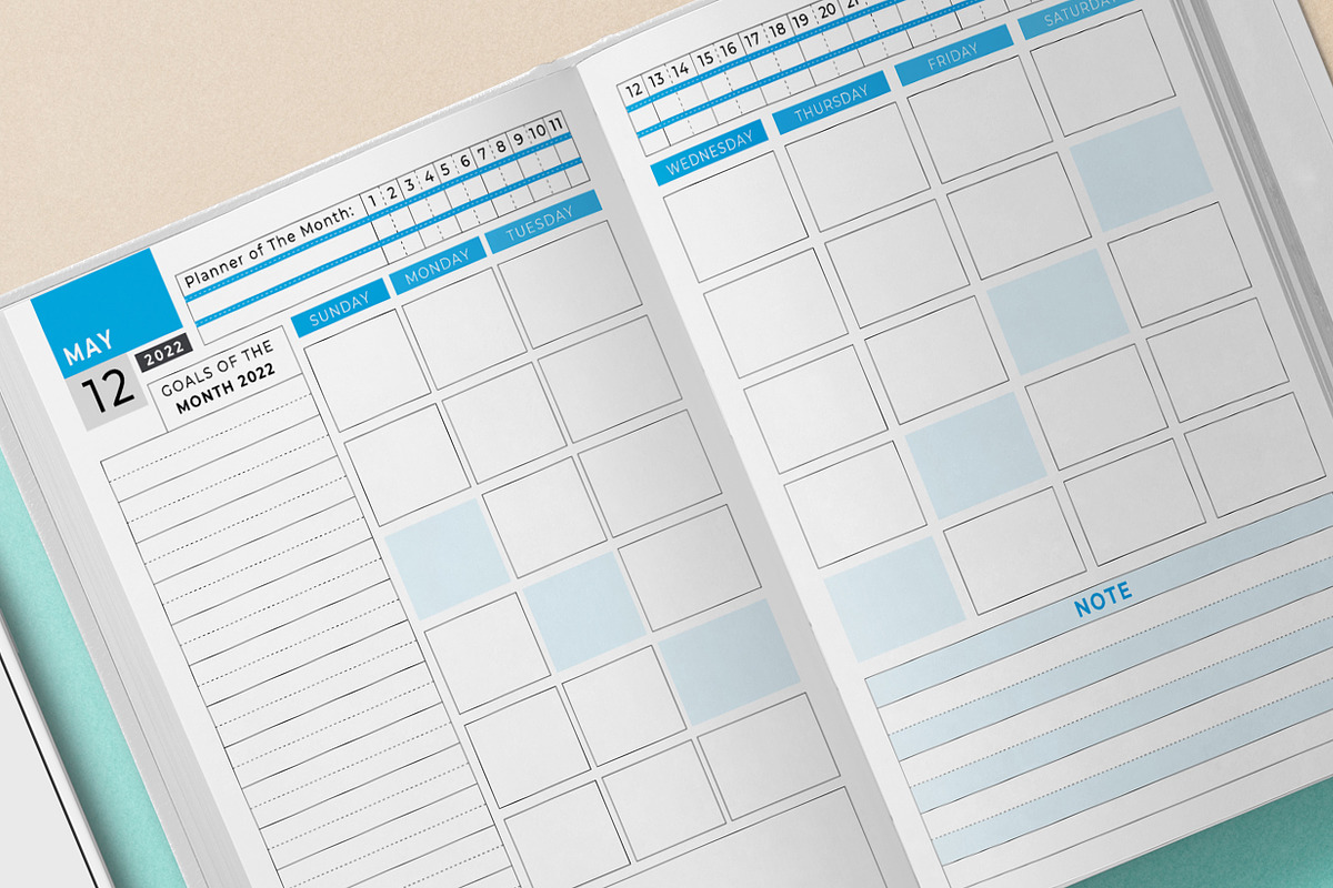 Editable Planner & Agenda, a Stationery Template by obayes (Photo 10 of 10)