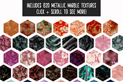 Metallic Marble Texture Mega Bundle, a Texture Graphic by ClipartBrat Graphics (Thumbnail 5 of 9)