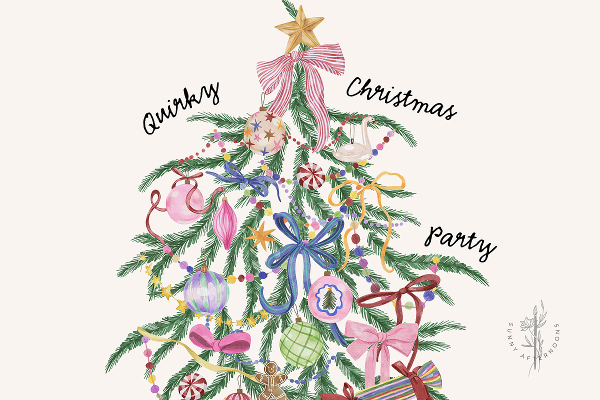 Quirky Christmas Party Whimsy, an Illustration by SunnyAfternoons (Photo 12 of 12)