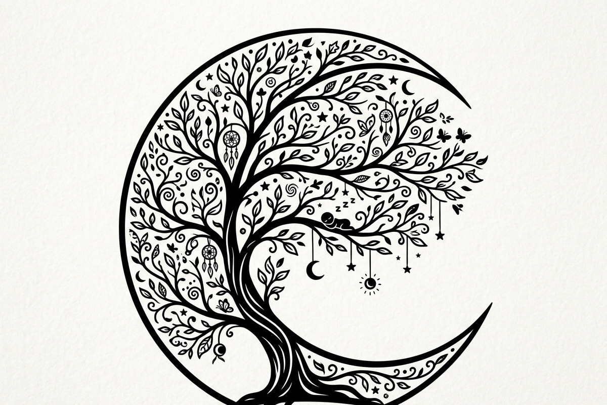Elegant dream tree silhouette design, a Healthcare Illustration by Amazin_art (Photo 10 of 49)