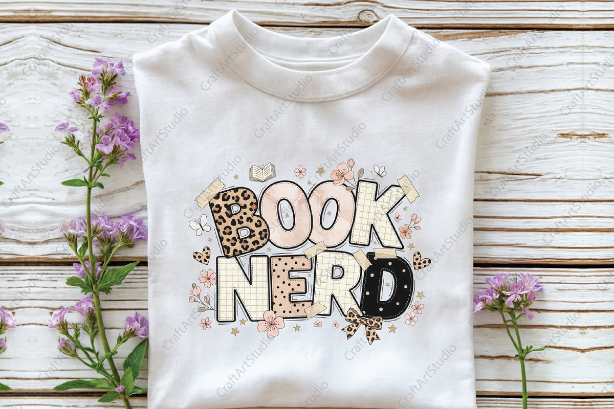 Book Nerd Ransom Note Collage PNG, an Illustration by CraftArtStudio (Photo 3 of 4)