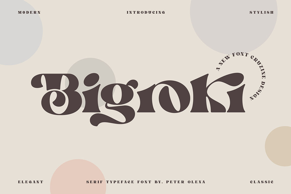 Trendy & Modern Fonts 2 - 10 Sets, a Font by Cruzine (Photo 3 of 42)