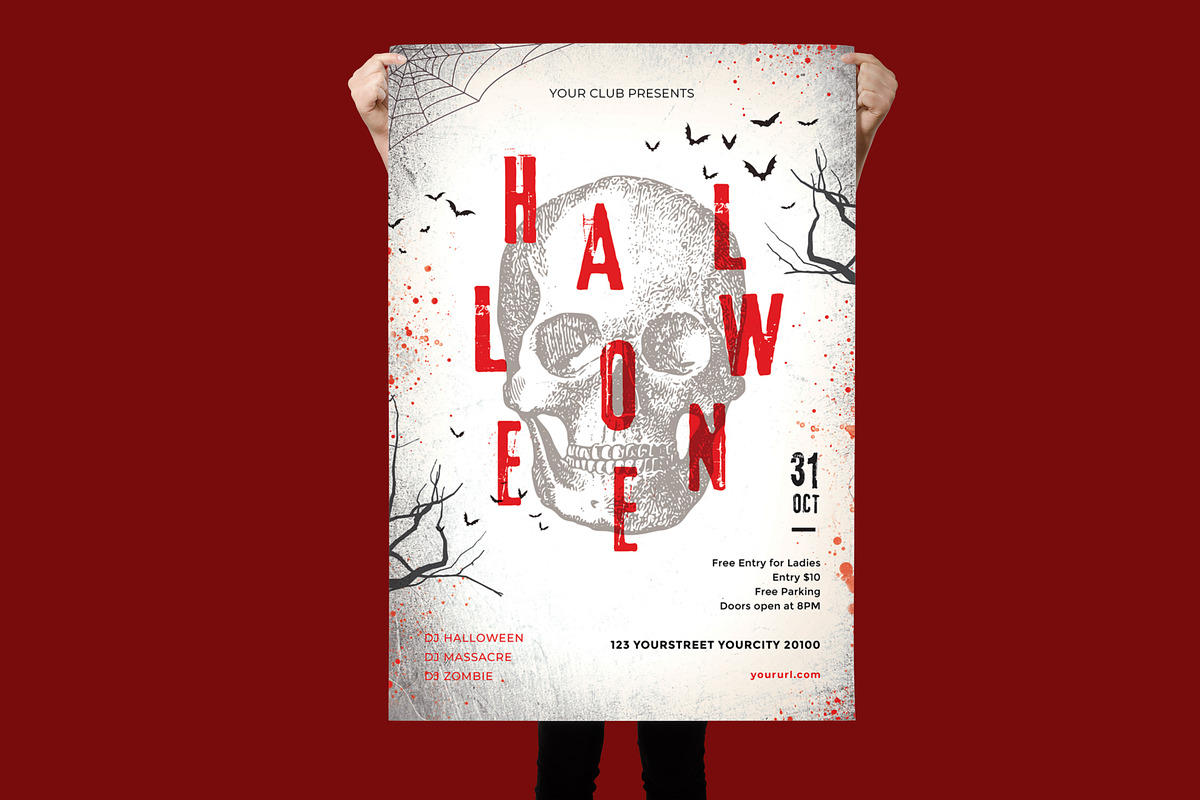 Halloween Flyer, a Flyer Template by Creativestoree (Photo 3 of 3)