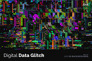 Digital Data Glitch V01, a Background Graphic by dvtchk (Thumbnail 2 of 6)