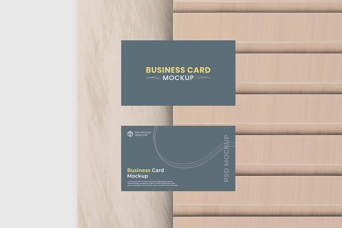 Business Card Mockup, an Advertising Mockup by tiyasprabawa (Photo 4 of 5)
