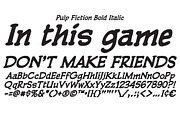 Pulp Fiction, a Serif Font by Comicraft Fonts (Thumbnail 5 of 5)
