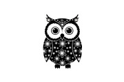 Cute Owl Silhouette Bundle, an Illustration by yasushie (Thumbnail 14 of 31)