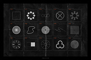 150 Geometric Distressed Shapes, an Object Graphic by Samolevsky (Thumbnail 11 of 18)