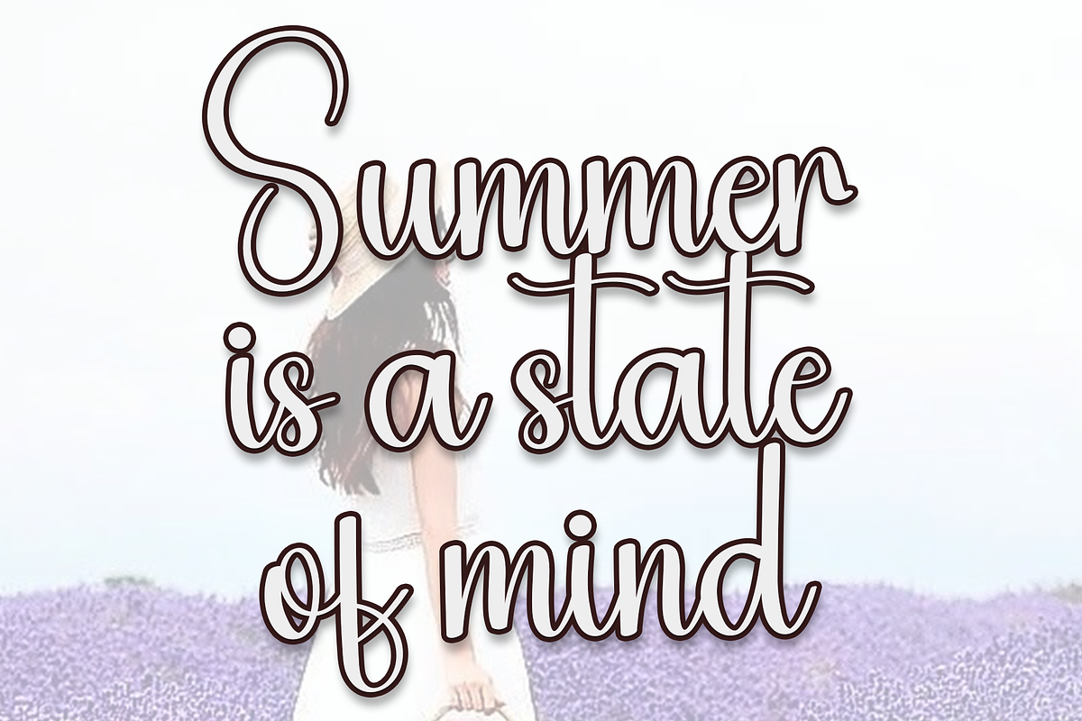 Single Girl, a Handwritten Font by FreshTypeINK (Photo 3 of 8)