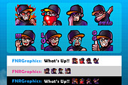 Streamer Boy Glasses Twitch Emotes, an Illustration by FNR Graphics (Thumbnail 2 of 2)