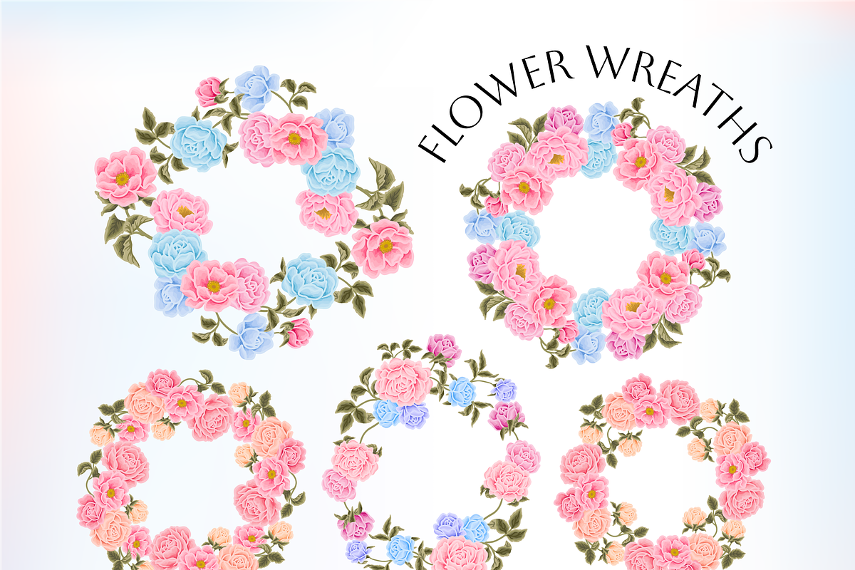 DELICATE BEAUTY - Soft Floral Set, an Object Illustration by Artflorara (Photo 5 of 16)