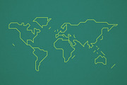 Simple World Map, an Illustration by Skylars Art Supplies (Thumbnail 3 of 5)