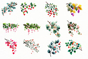 Watercolor Heart Branches Clipart, an Illustration by Designworld (Thumbnail 4 of 5)