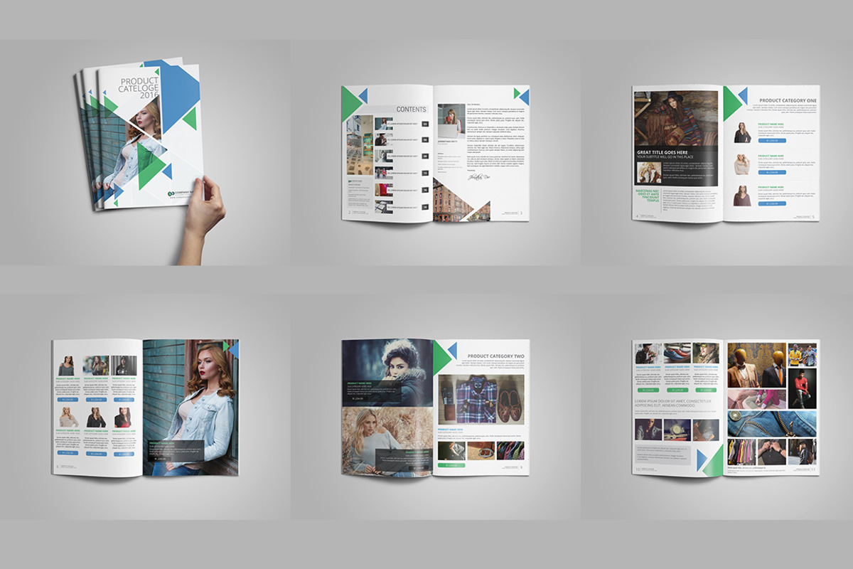 Indesign Product Catelog Template, a Brochure Template by WonderShop (Photo 3 of 6)