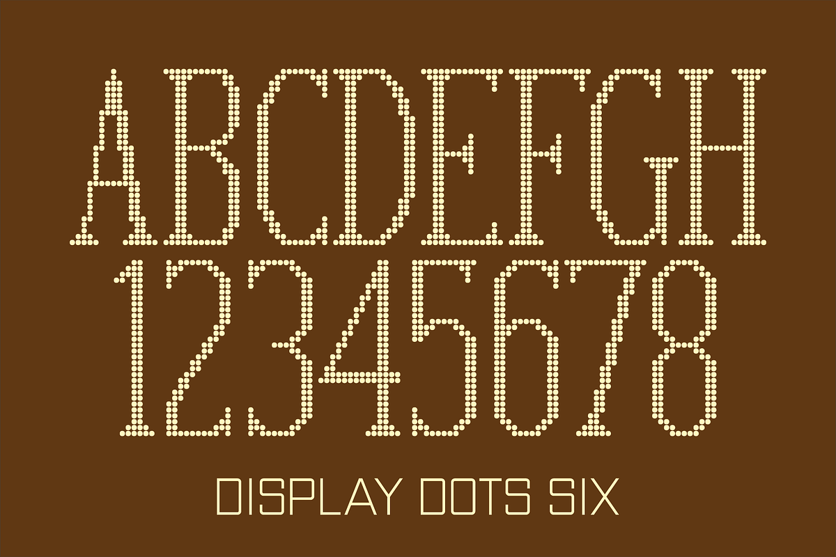 Display Dots & Squares Fonts, a Font by GG Design (Photo 10 of 13)