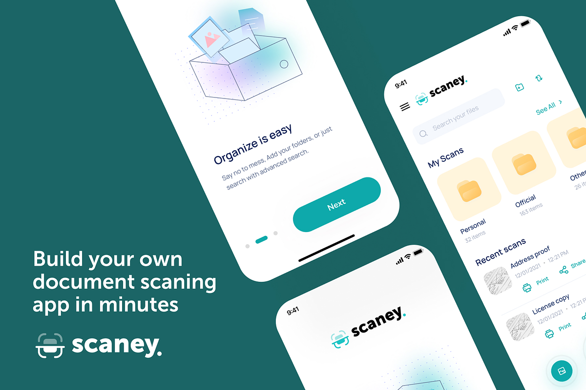 Scaney - Document Scanner, an App Template by Springo (Photo 2 of 6)